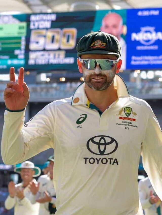 Australian cricketer Nathan Lyon